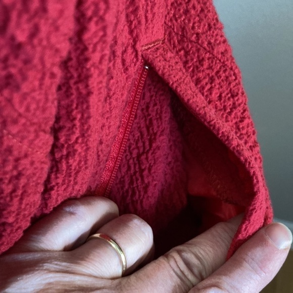 ORVIS VINTAGE 1990s Crinkle
Waffle Crepe Zip Up Jacket Sz S - Picture 5 of 10